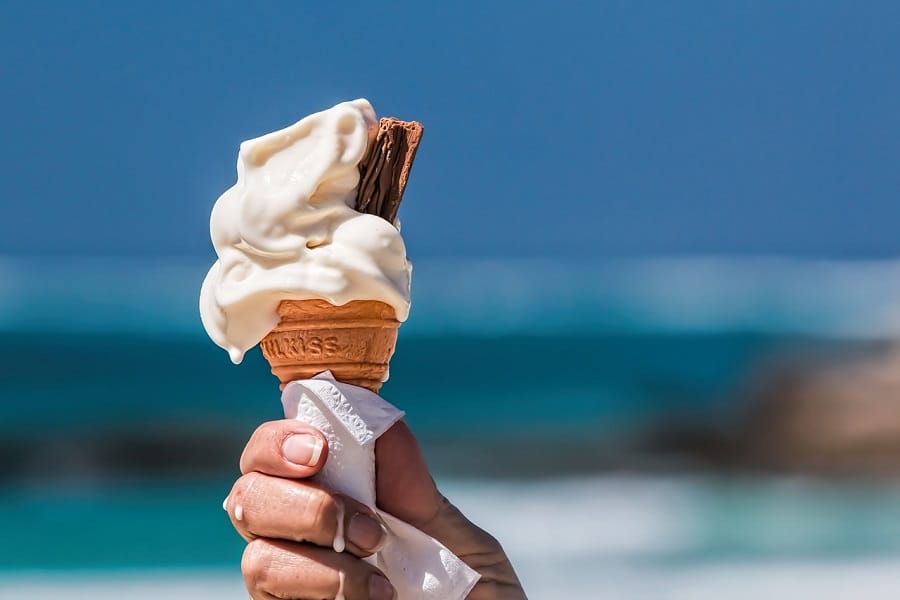 Gelato come sostituto del pasto